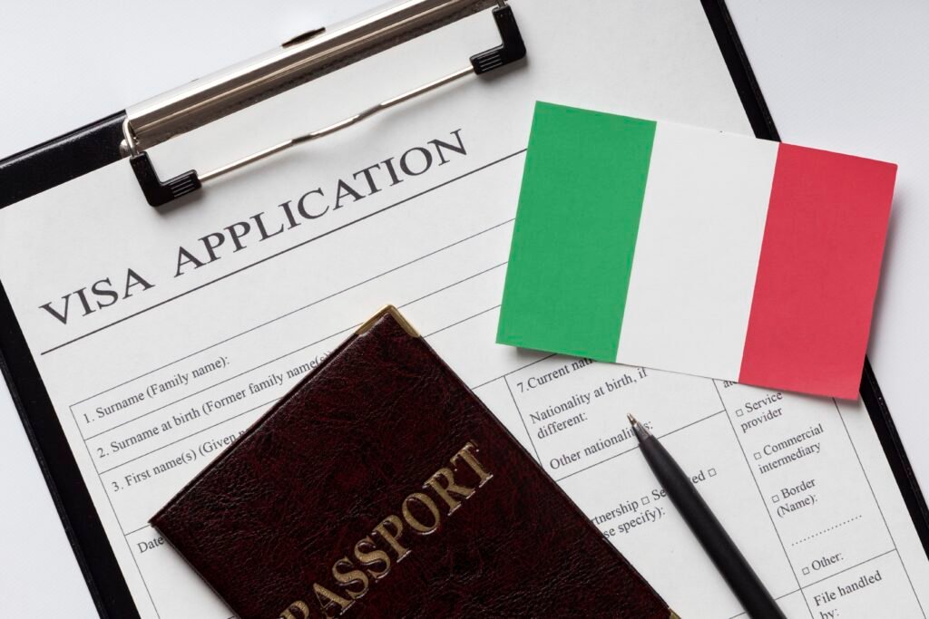 visa application italy arrangement